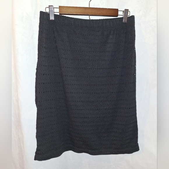 Tribal Black Pencil Skirt for Work - Picture 1 of 5